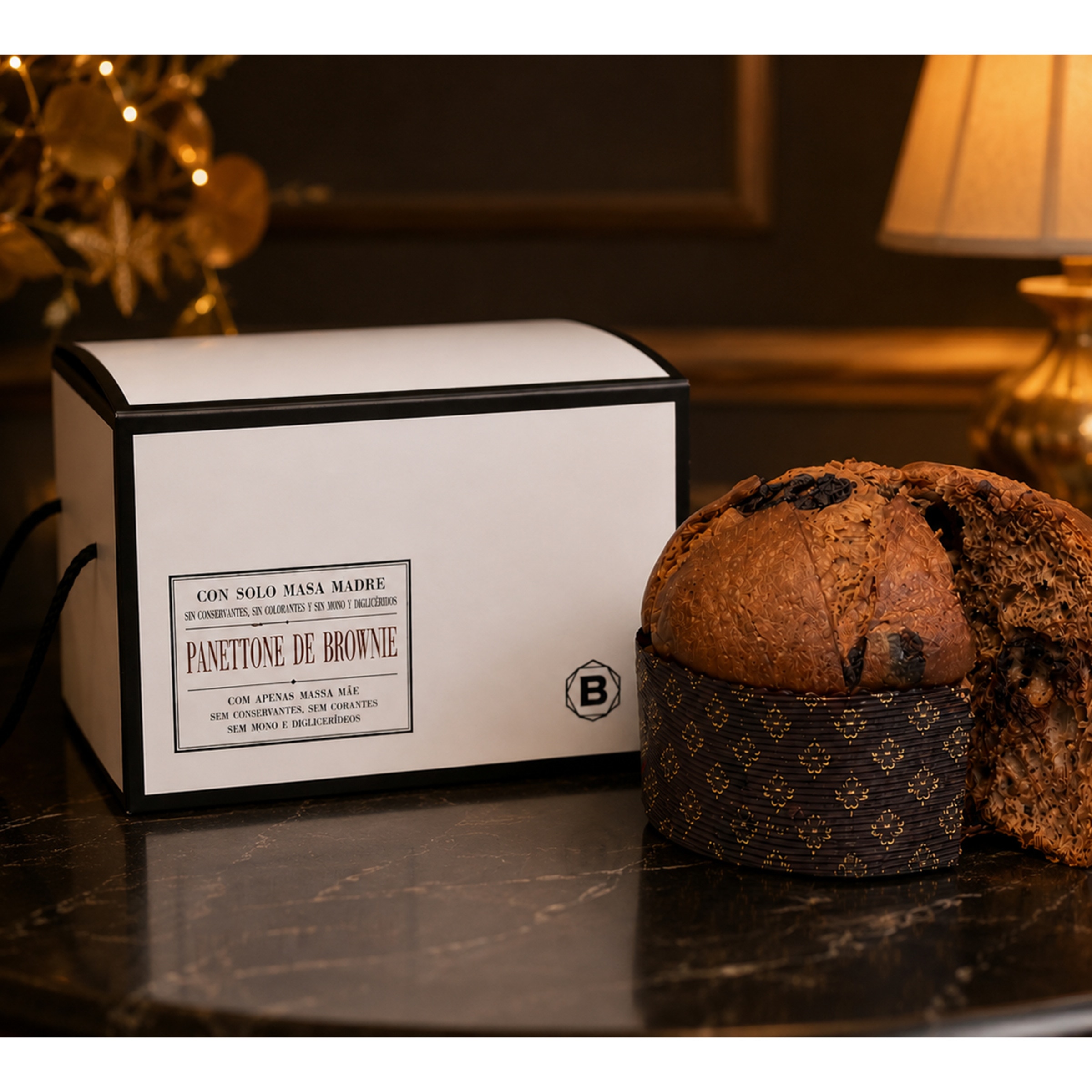 Panettone de brownie Baghi's 5