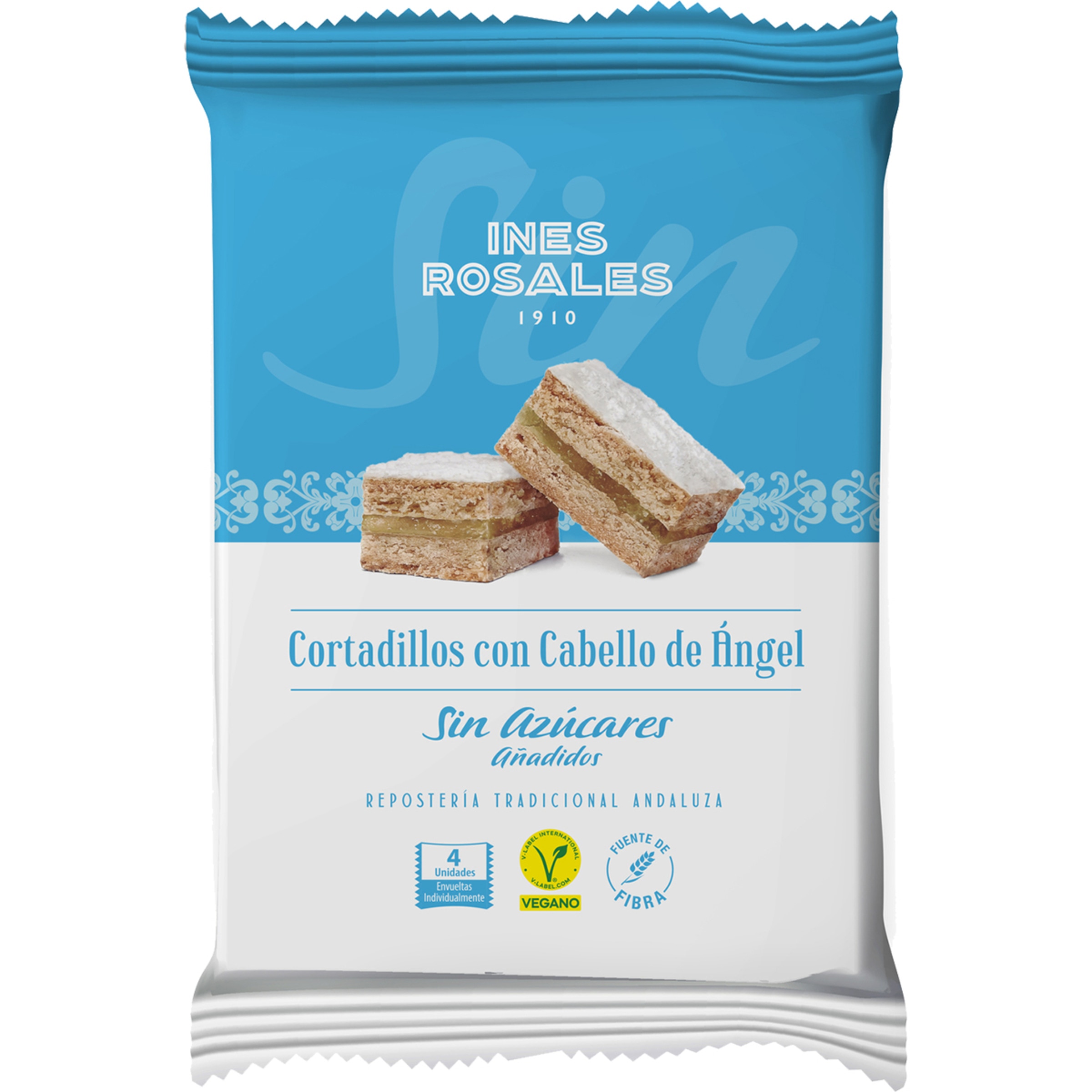 cortadillos de cabello de ángel sin azúcares añadidos envase 144 g