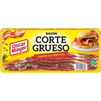 bacon corte grueso en lonchas sin gluten envase 175 g - Oscar Mayer