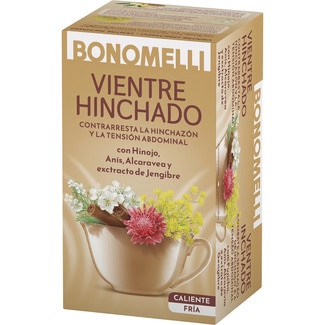infusión vientre hinchado con hinojo, anís y alcaravea estuche 35 g - Bonomelli