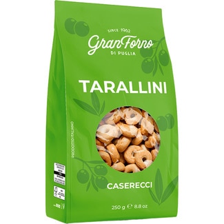 Tarallini caseros paquete 250 g - Gran Forno Di Puglia