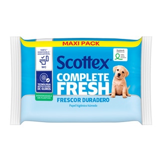 Papel Higiénico Húmido embalagem 74 unidades - Scottex