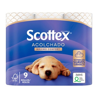 Papel Higiénico embalagem 9 unidades - Scottex
