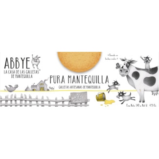 Bolachas de Manteiga Artesanais embalagem 140 g - Abbey