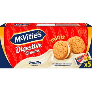 Bolachas Minis Baunilha embalagem 185 g - Mc Vitie's