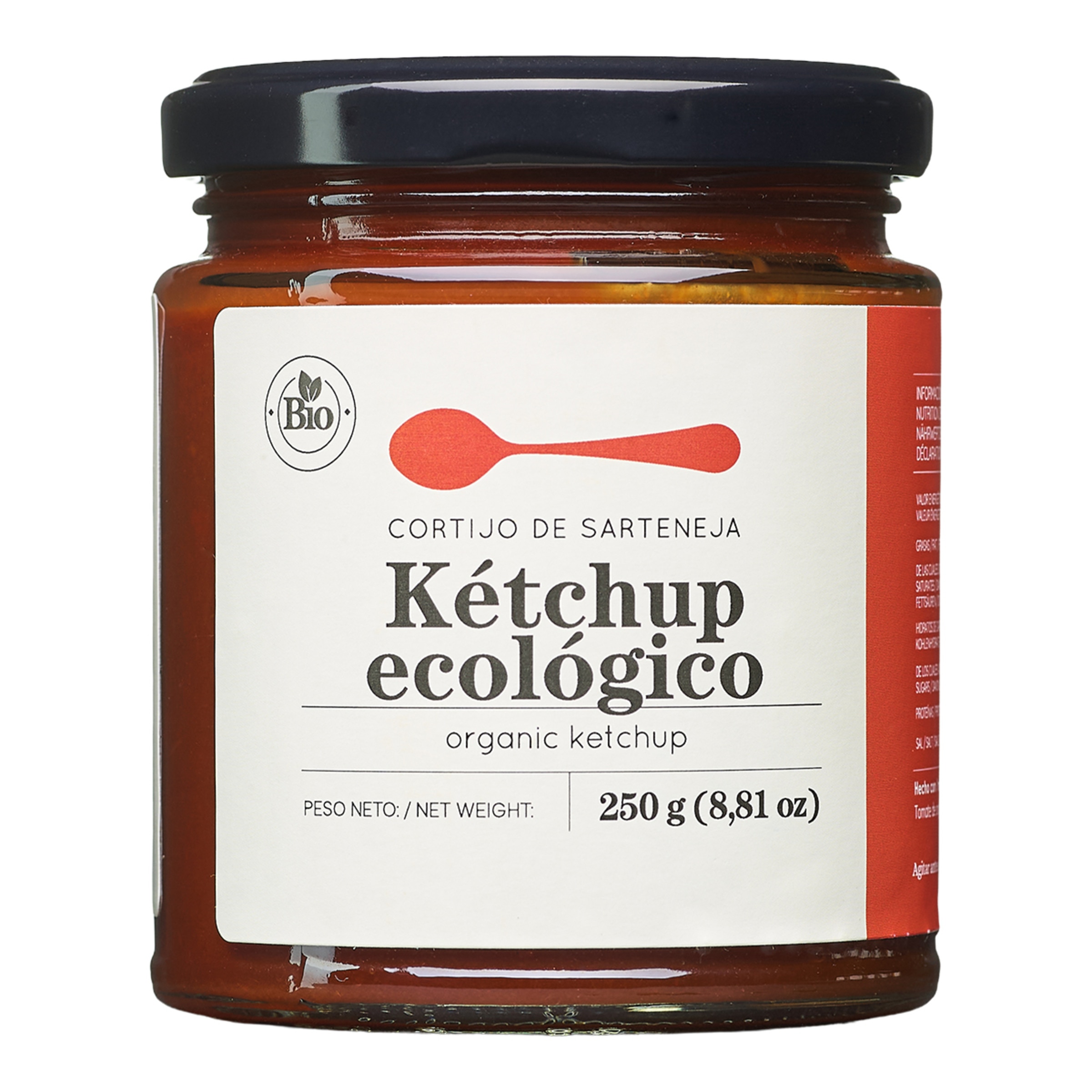 Imagen 0 de Salsa de tomate kétchup ecológico Cortijo de Sarteneja