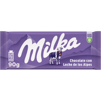 chocolate con leche tableta 90 g - Milka