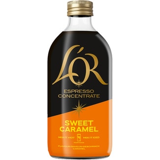 café expresso concentrado Sweet Caramel 16 dosis botella 485 ml - L'or