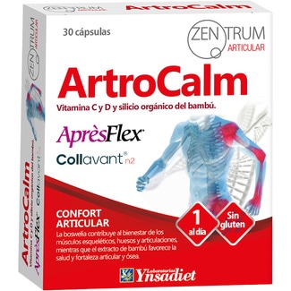 ArtroCalm confort articular sin gluten bote 30 cápsulas - Zentrum