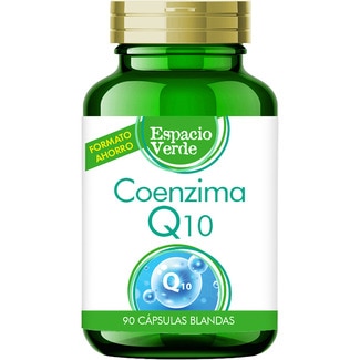 coenzima Q10 bote 90 cápsulas formato ahorro - Espacio Verde