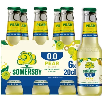 Sidra Mini Pera 0,0% pack 6x20 cl embalagem 20 cl - Somersby