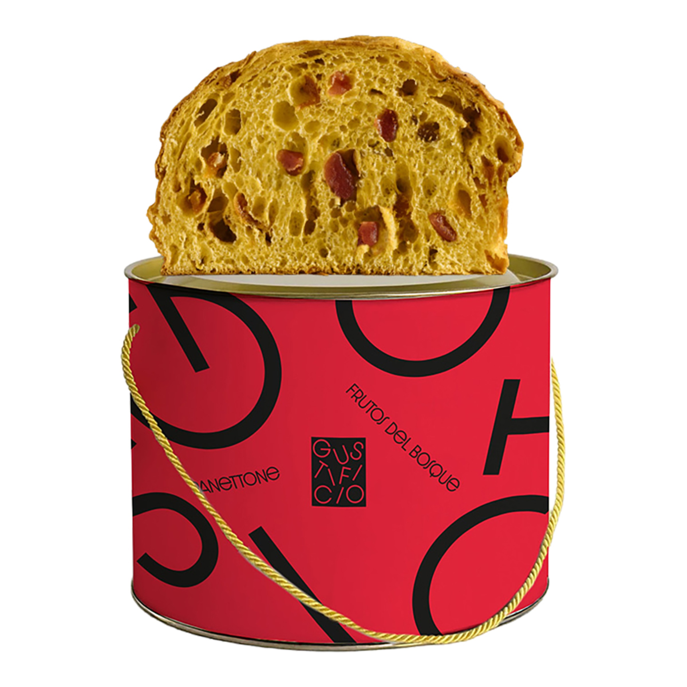 Imagen 0 de Panettone sabor tarta de queso con frutos rojos Gustificio