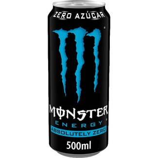 bebida energética con taurina y ginseng zero azúcar lata 50 cl - Monster Energy