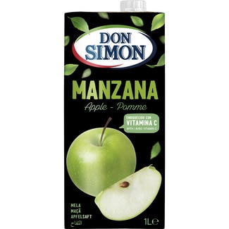 zumo de manzana a partir de concentrado brik 1 l - Don Simon