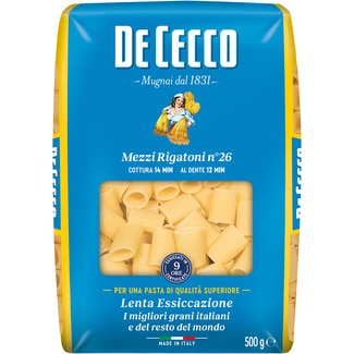 mezzi rigatoni nº 26 bolsa 500 g - De Cecco