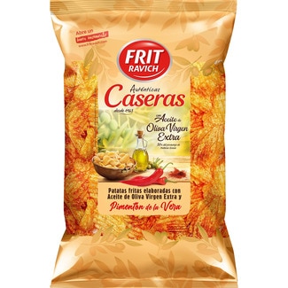 patatas fritas caseras al pimentón de la Vera y aceite de oliva virgen extra bolsa 160 g - Frit Ravich
