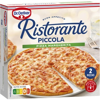pizza Piccola margarita 2 unidades estuche 270 g - Dr.oetker Ristorante