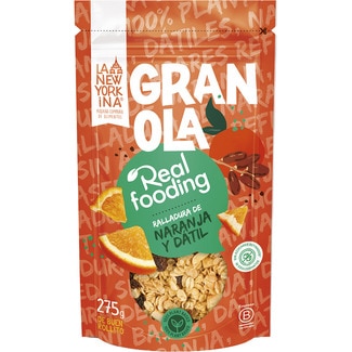 Realfooding granolas con ralladura de naranja y dátil envase 275 g - La Newyorkina