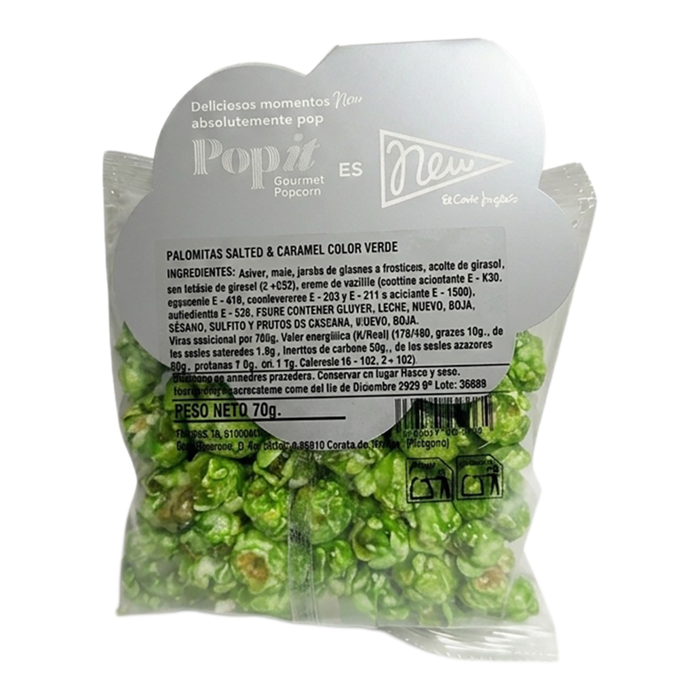 Palomitas gourmet sabor caramelo salado Popit 2