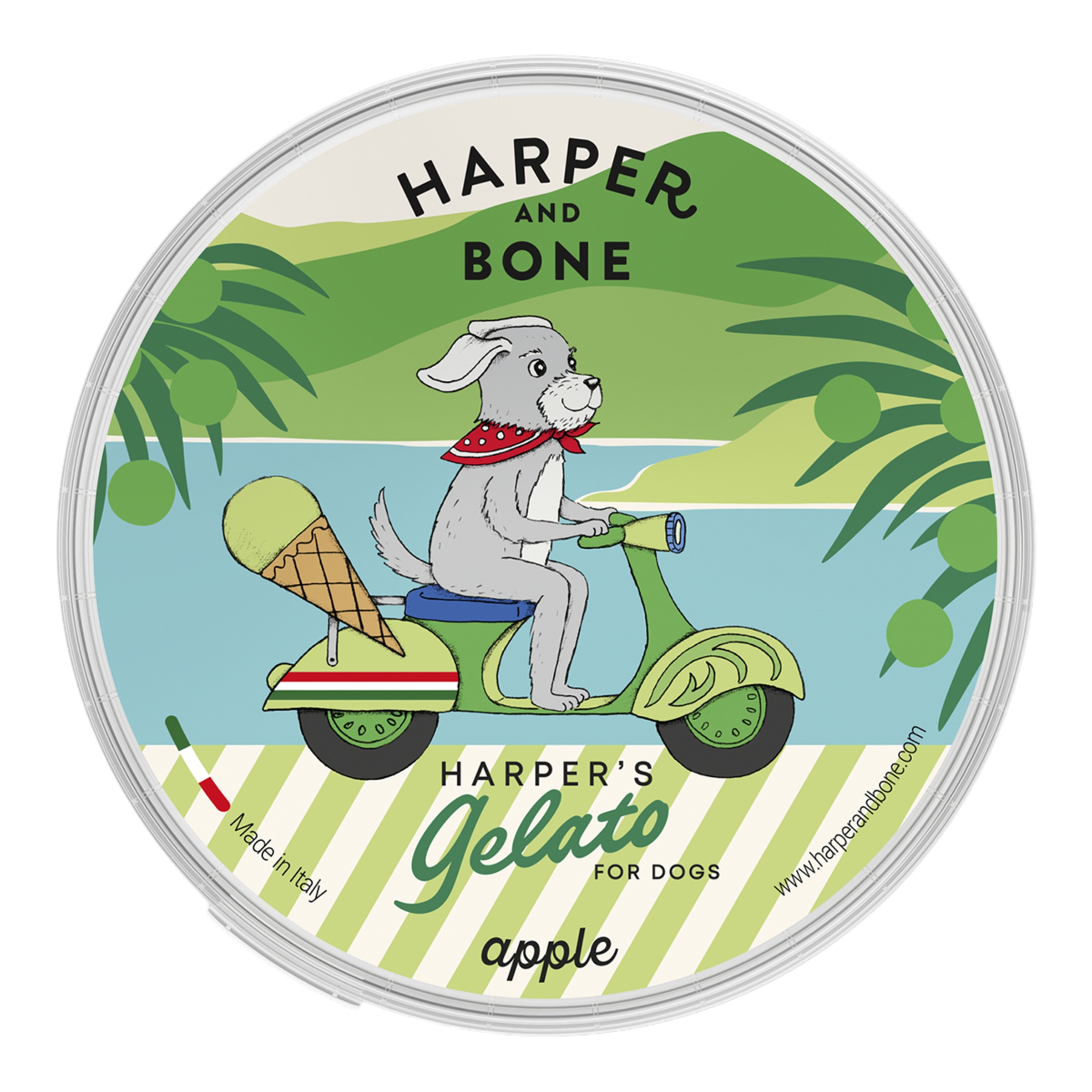 Snack helado para perros sabor manzana Harper&Bone 40 g 3