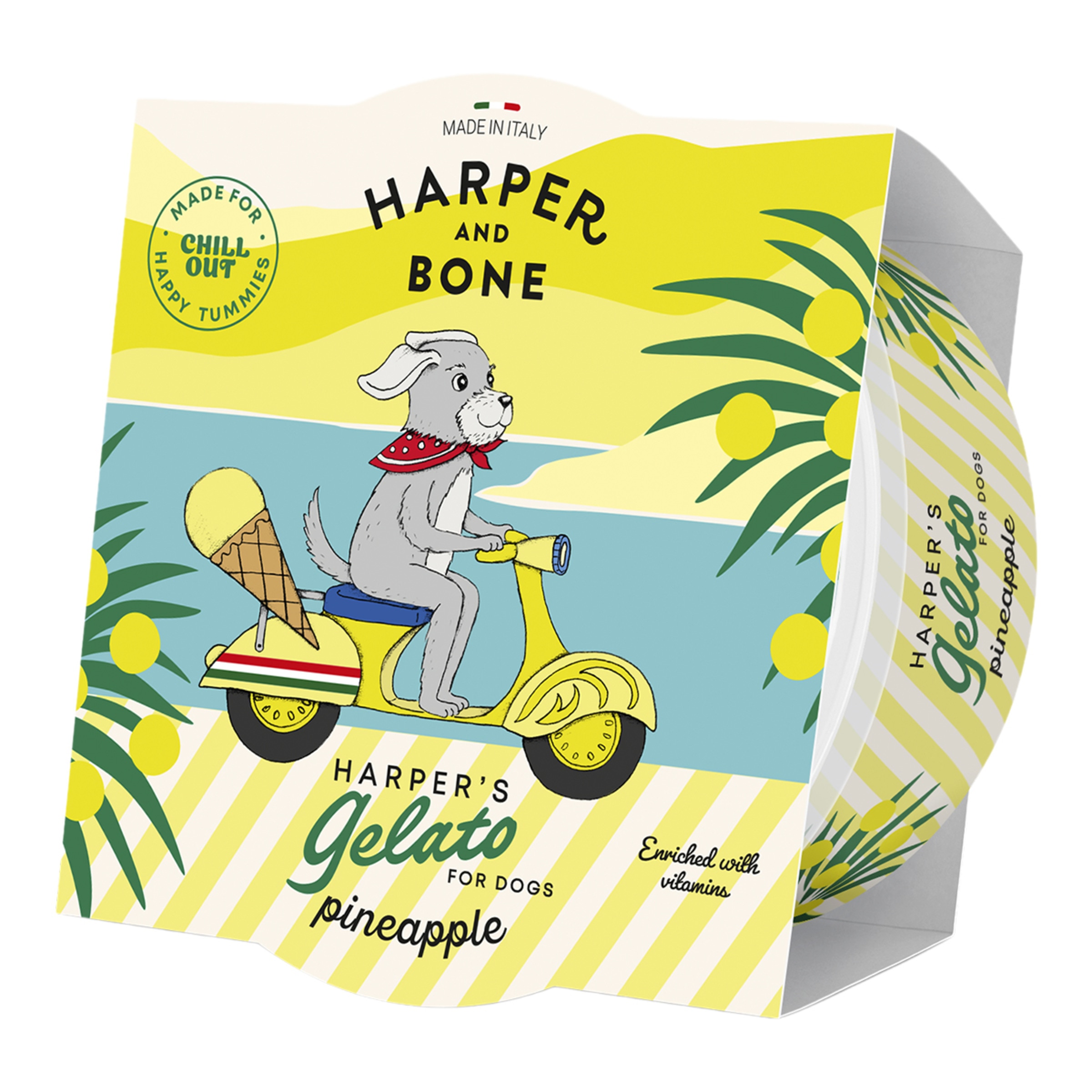 Imagen 0 de Snack helado para perros sabor piña Harper&Bone 40 g