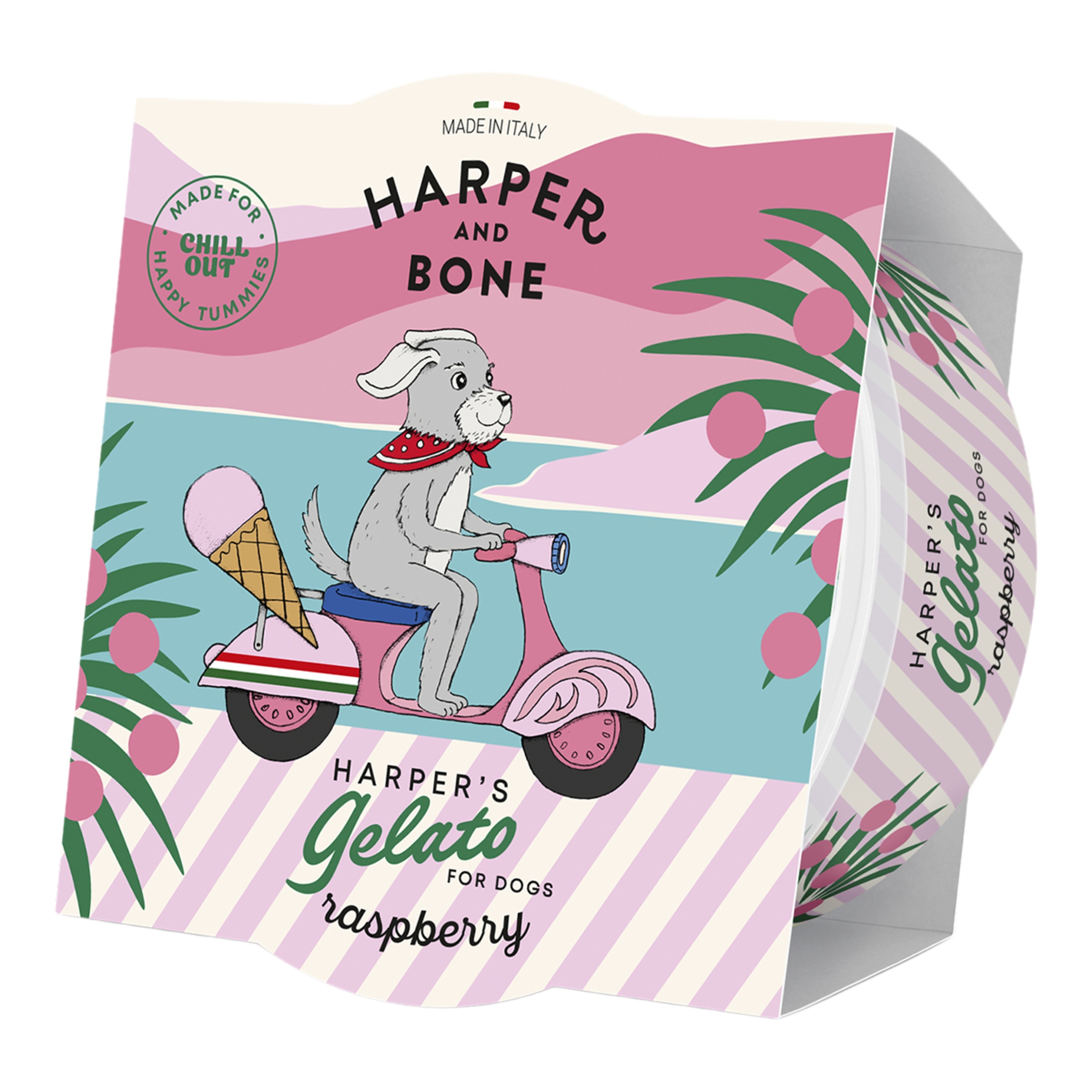 Imagen 0 de Snack helado para perros sabor frambuesa Harper&Bone 40 g