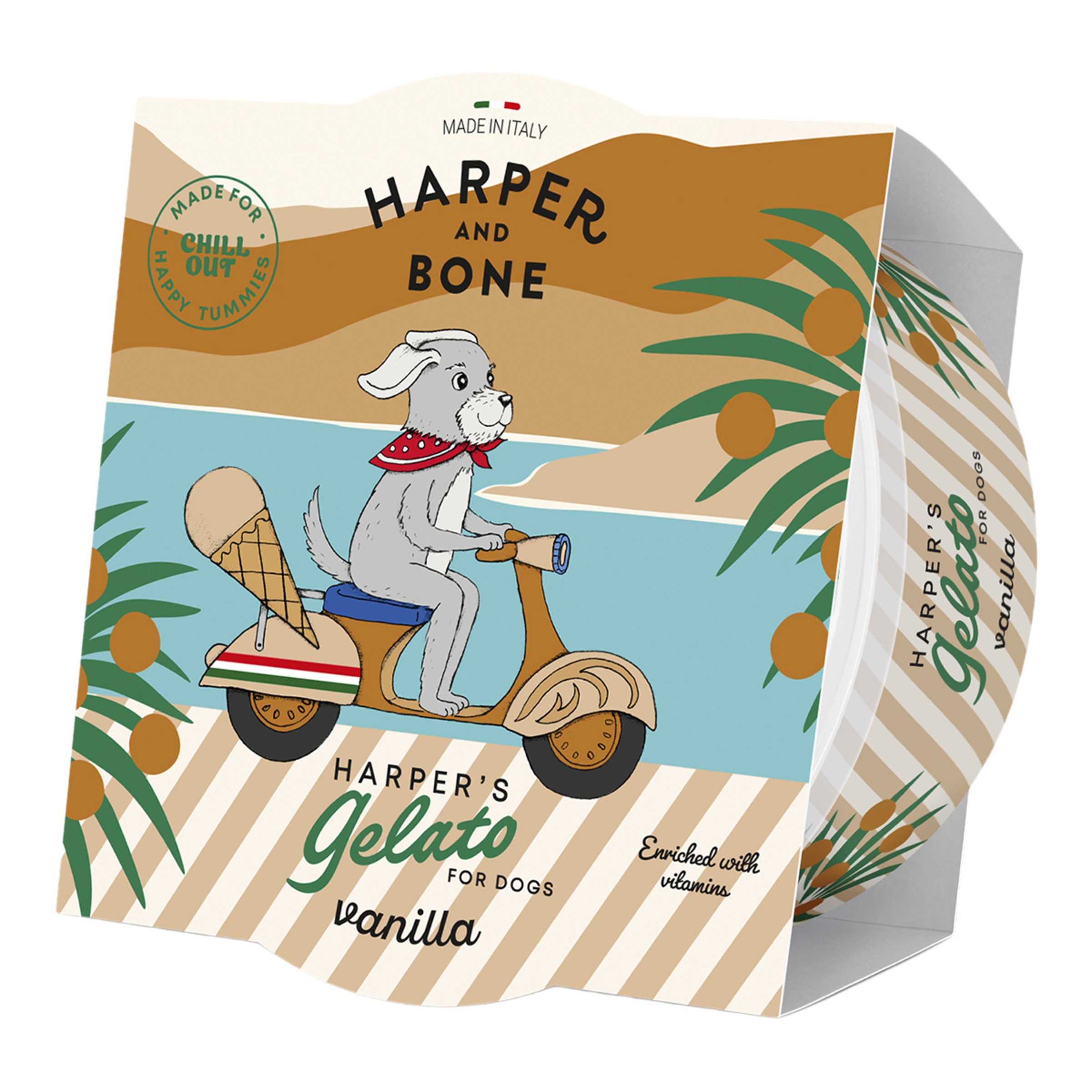 Imagen 0 de Snack helado para perros sabor vainilla Harper&Bone 40 g