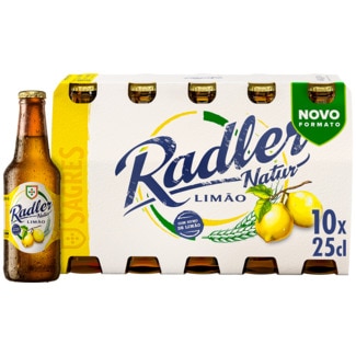 Cerveja 10 unidades garrafa 25 cl - Sagres
