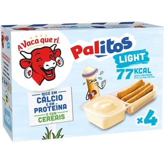 Queijo Fundido Light Palitos de Pão Integral embalagem 140 g - A Vaca Que Ri