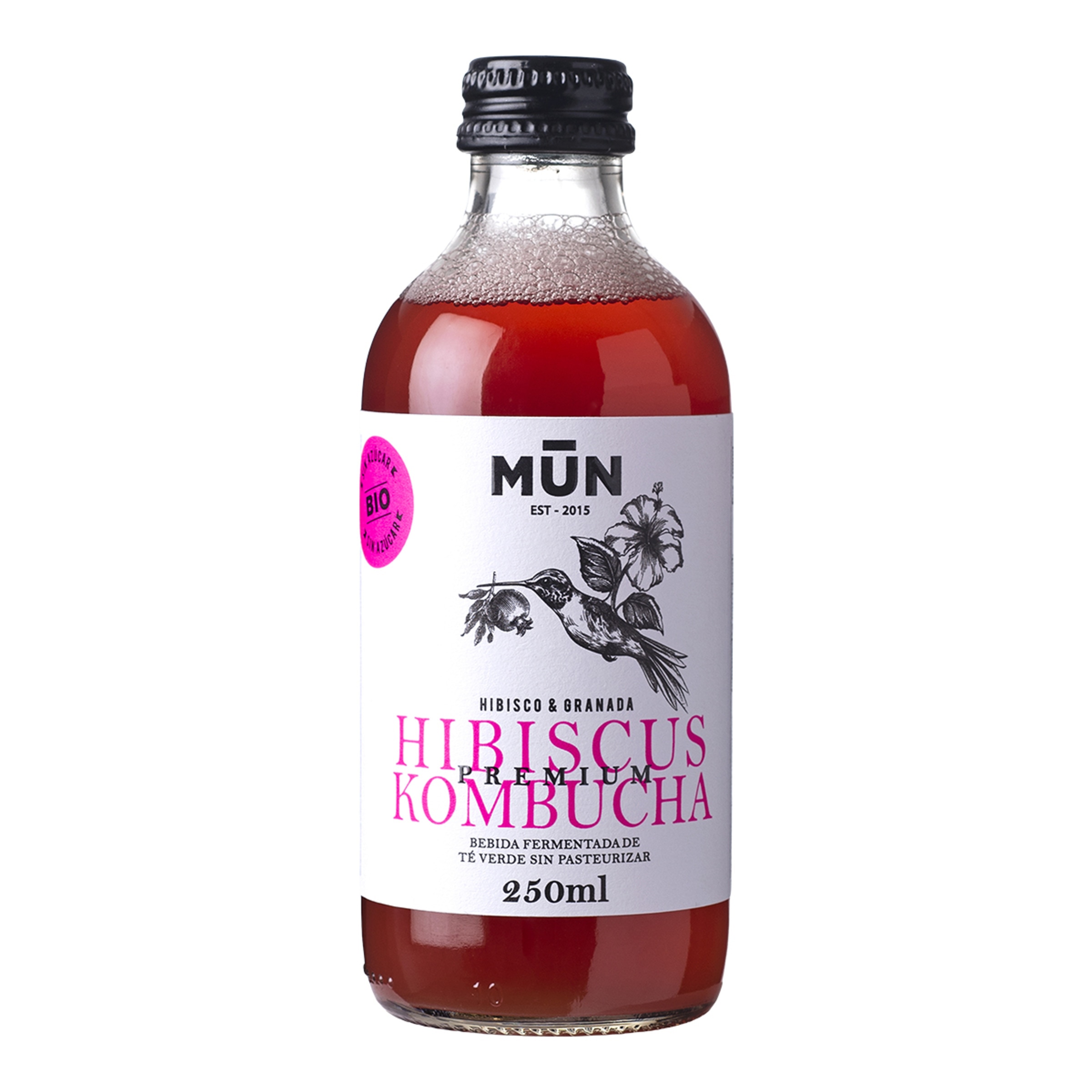 Imagen 0 de Té probiótico Hibiscus Kombucha con granada e hibisco