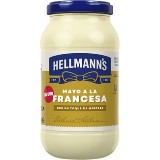 mayonesa a la francesa con un toque de mostazaa frasco 332 ml - Hellmann's