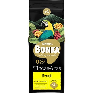 café en grano Fincas Altas Brasil intensidad 9 paquete 800 g - Bonka