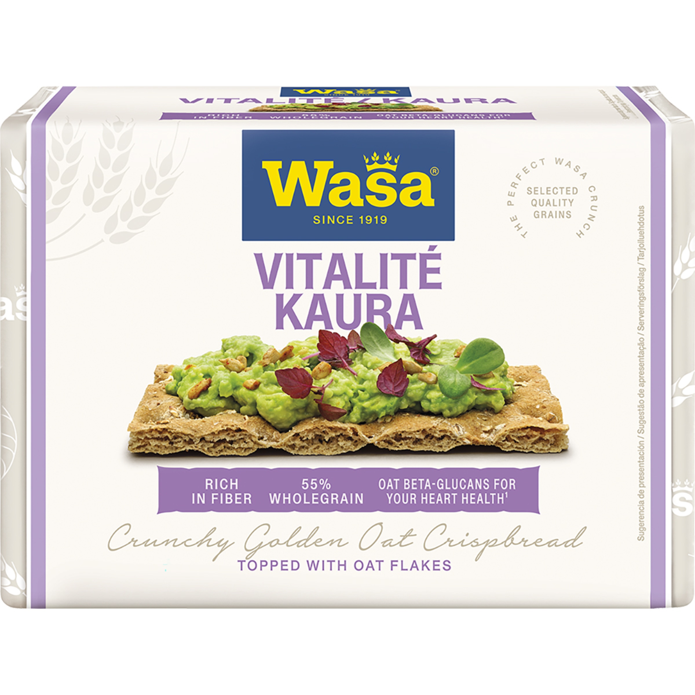 Vitalité Kaura pan tostado con avena paquete 280 g