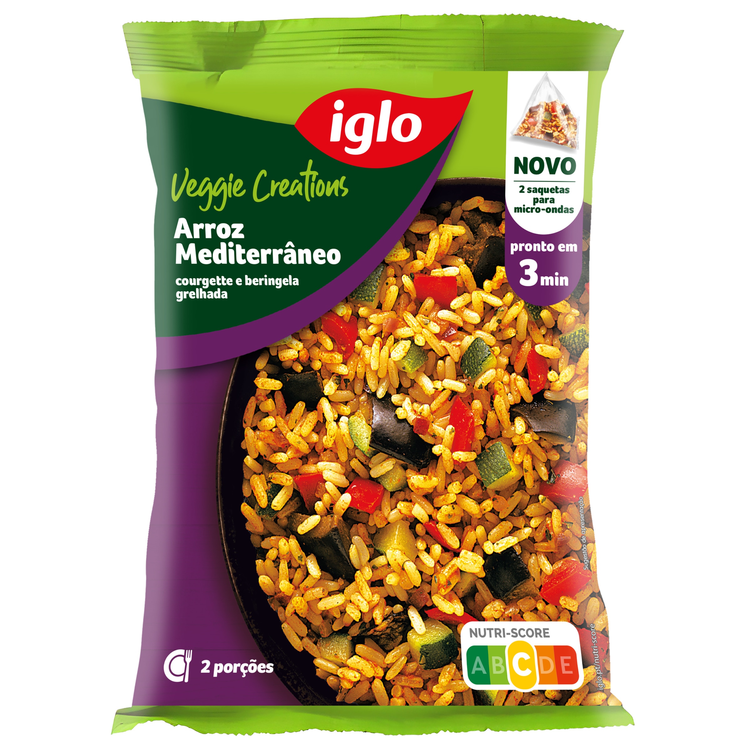 Arroz Mediterrâneo embalagem 380 g