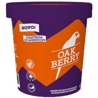 Açaí Orgânico Banana e Morango embalagem 473 ml - Oakberry