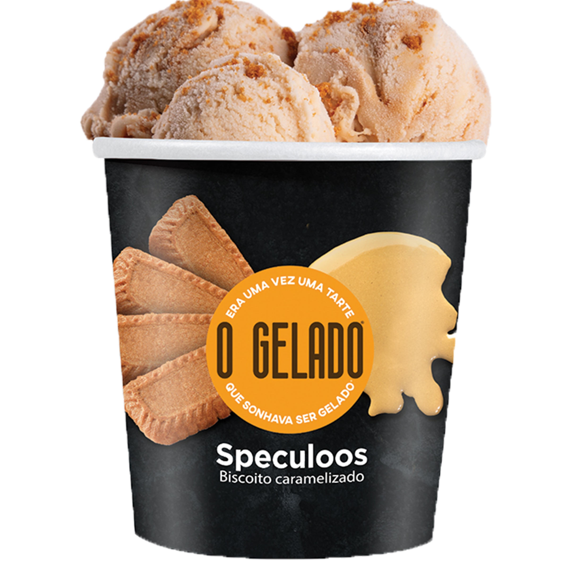 Gelado Speculoos Biscoito Caramelizado embalagem 460 ml