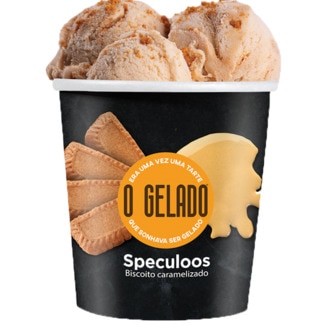 Gelado Speculoos Biscoito Caramelizado embalagem 460 ml - O Gelado