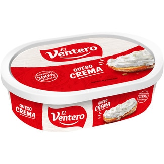 queso crema elaborado con leche pasteurizada tarrina 180 g - El Ventero