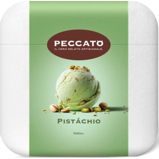 Gelado de Pistacho embalagem 500 ml - Peccato