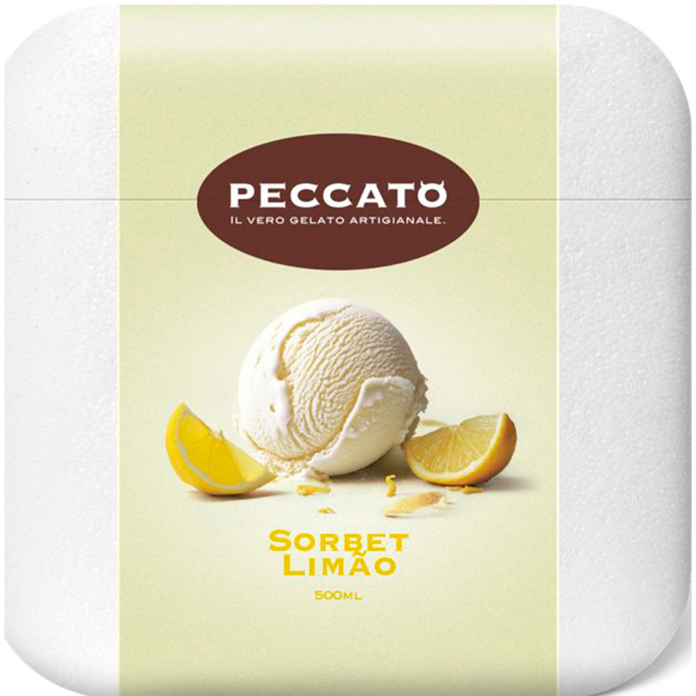 Gelado Sorbet de Limão embalagem 500 ml