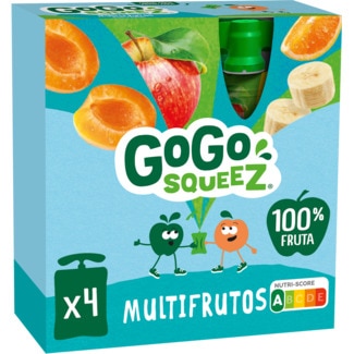Multifrutos Pack 4 unidades embalagem 90 g - Gogo Squeez