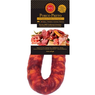 Chouriço Carne  Porco  Preto de Campo unidade 200 g - Sel Porco Preto
