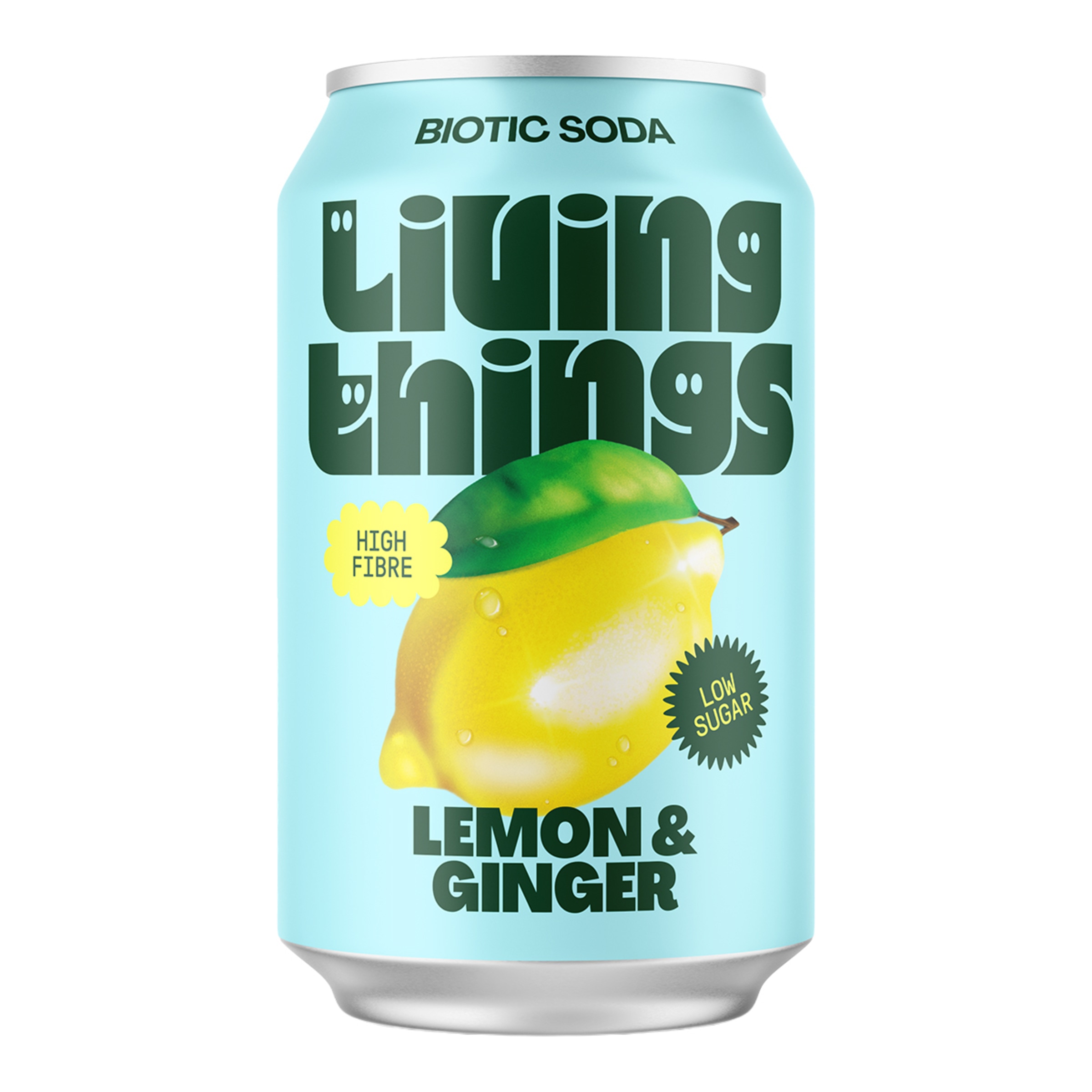 Imagen 0 de Refresco de soda Functional sabor limón y ginger Living Things