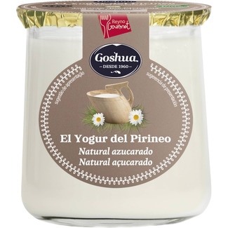 yogur natural azucarado con leche fresca del pirineo tarro 145 g - Goshua