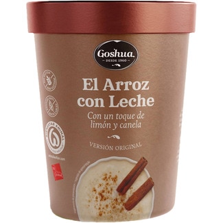 arroz con leche con un toque de limón y canela sin gluten envase 450 g - Goshua