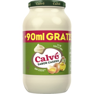 mayonesa sabor casero frasco 825 ml +90 ml gratis - Calve