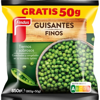 guisantes finos bolsa 850 g - Findus