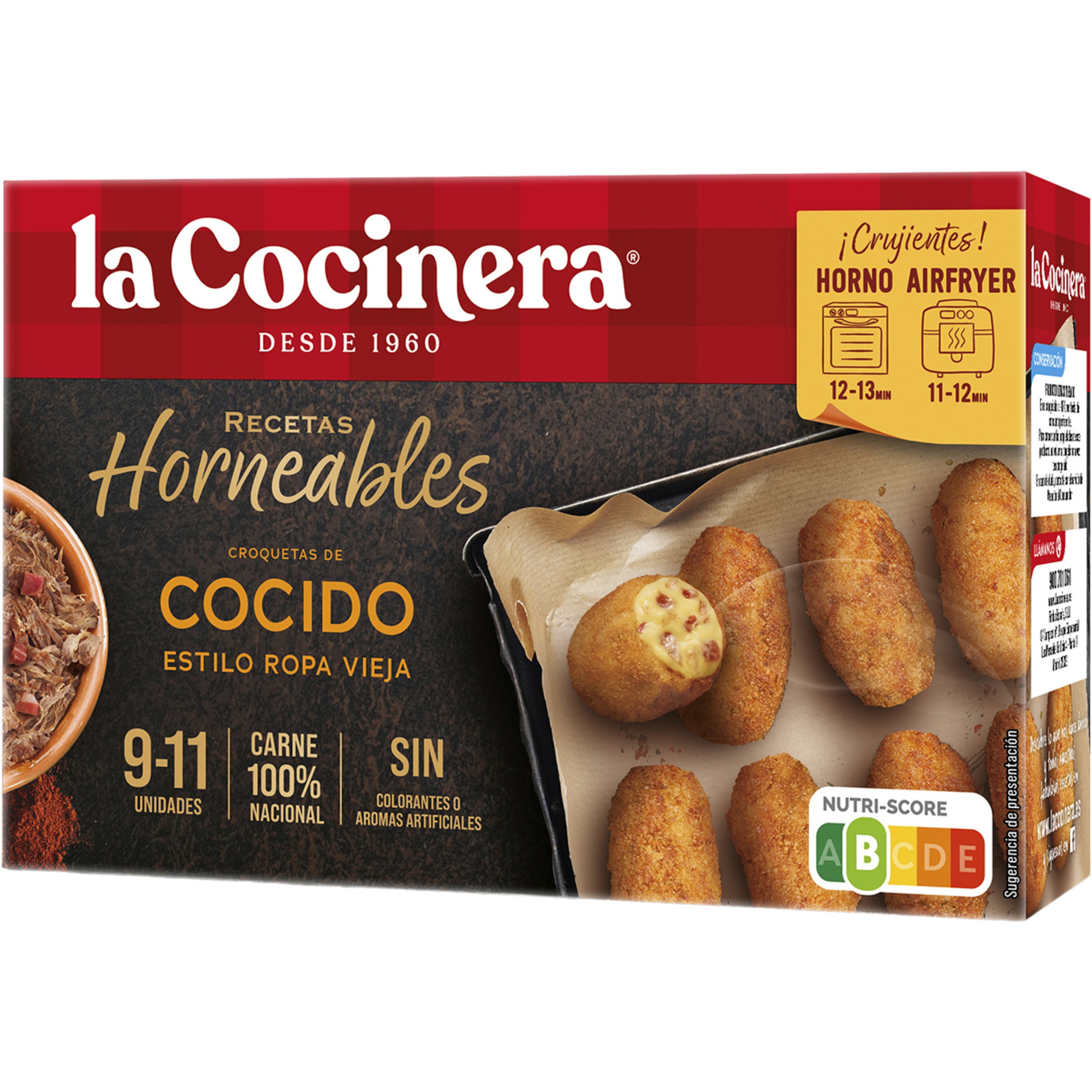Recetas Horneables croquetas de cocido estuche 340 g