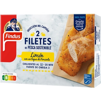 filete de pescado con limón y toque de pimienta 2 unidades estuche 225 g - Findus