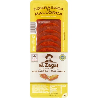 sobrasada de Mallorca IGP en lonchas sin gluten sin lactosa envase 65 g - El Zagal